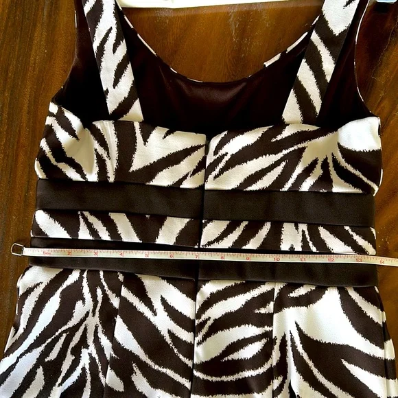 Connected Apparel Brown and White Zebra Print - Picture 9 of 10